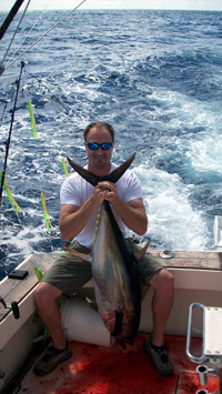 Scott with a Tuna