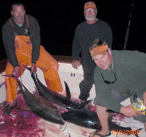 Tuna on deck