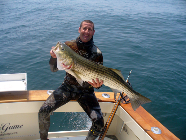 Spear fisherman