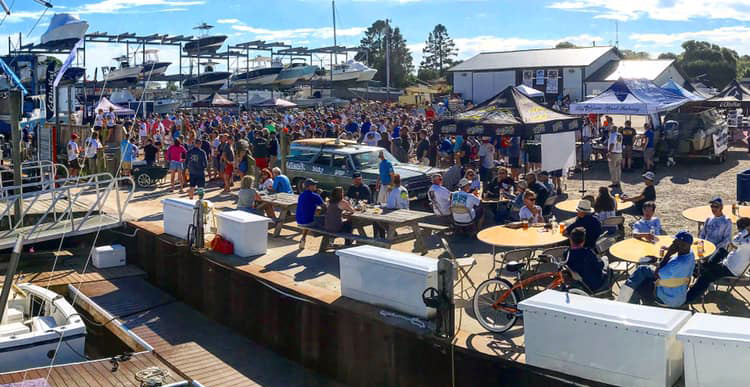 the crowd at the 2019 award ceremony and party